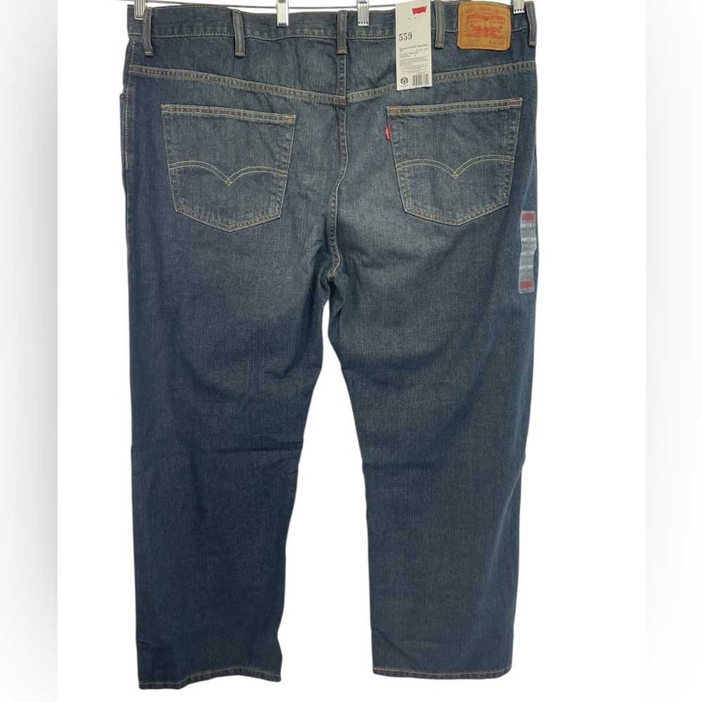 Levi's 559 Relaxed Straight Blue Denim Jeans Sz 48x30 (HH33) NEW